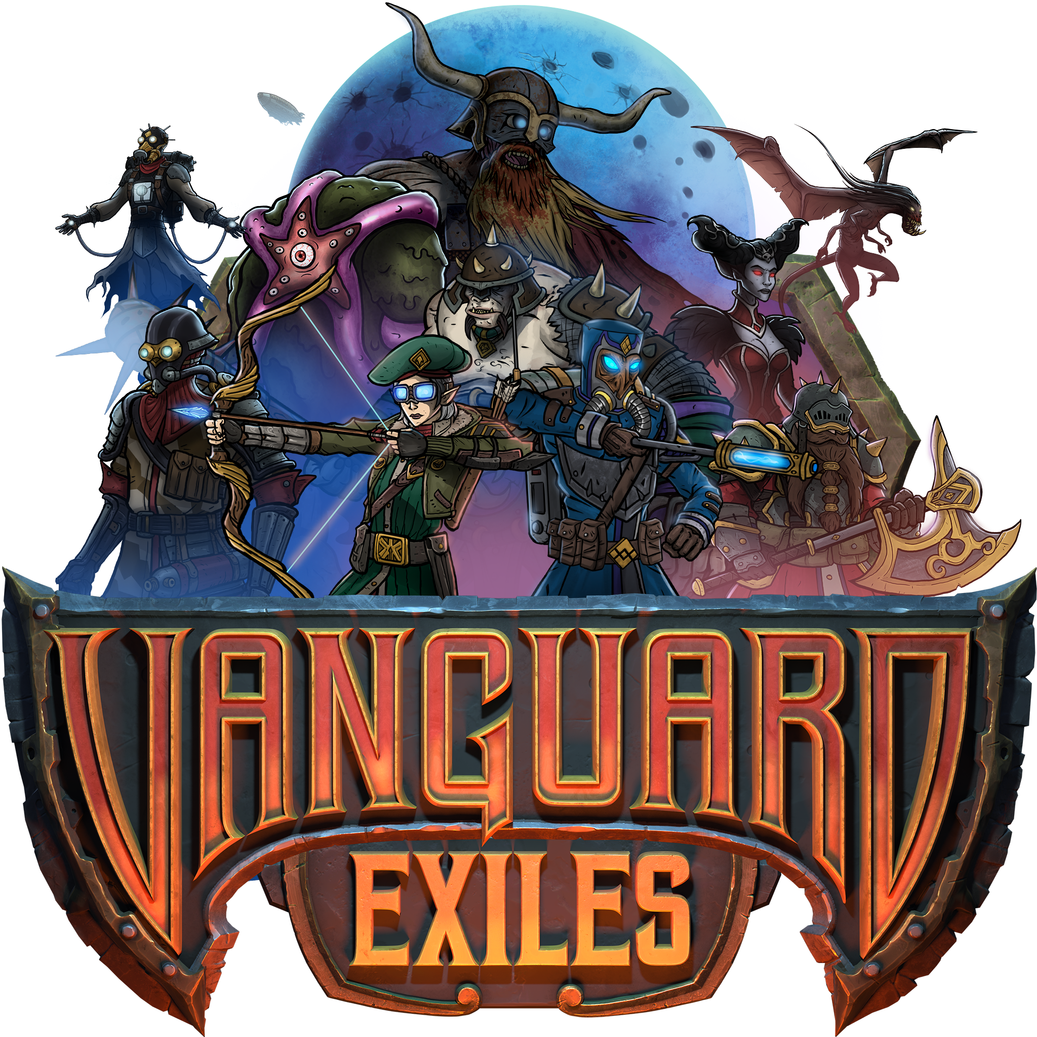 Vanguard Exiles Logo Cog Vanguard Exiles Logo Cog